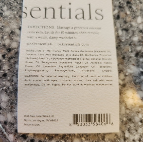 oak essentials restorative mask .18 oz - Picture 5 of 7